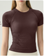 Seamless Short-Sleeve Yoga Tee