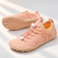 Velvet model | Barefoot Indoor Training Shoe | Apricot | barefoot-indoor-training-shoe-apricot-front-v6-4k-1x1.png