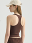 Racerback Fixed-Cup Yoga Bra