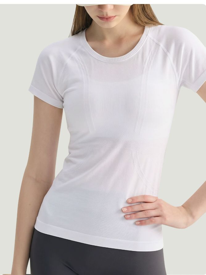 Seamless Sculpt Yoga Tee
