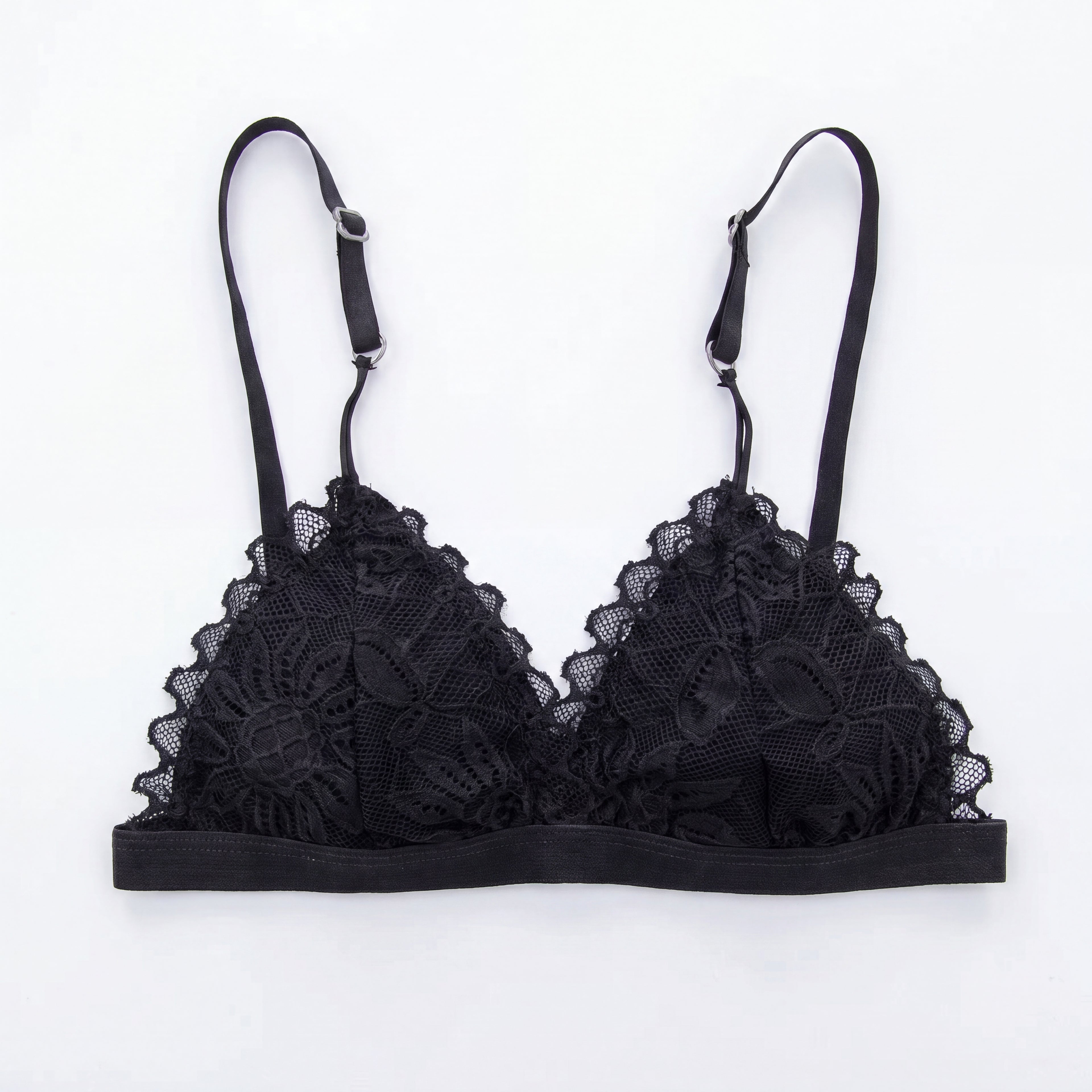 Wire-Free Floral Lace Bralette