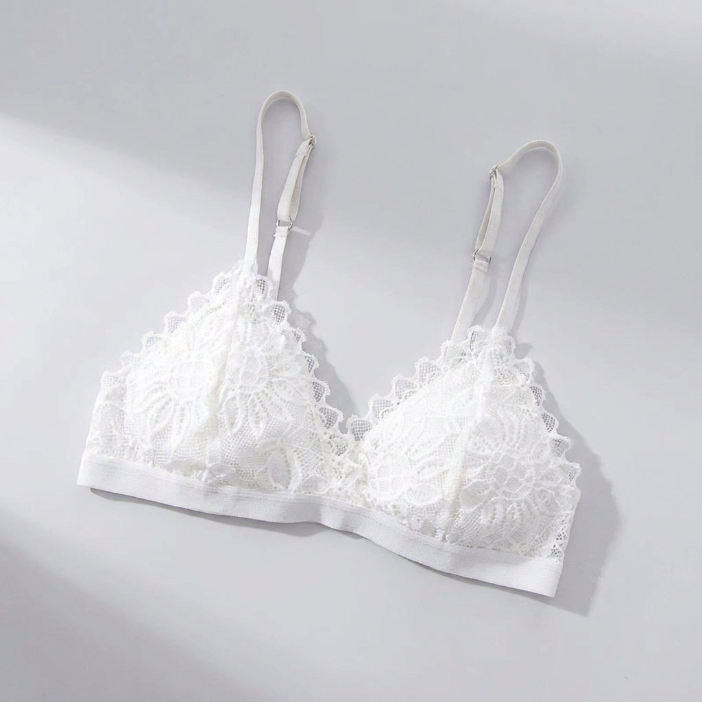 Wire-Free Floral Lace Bralette