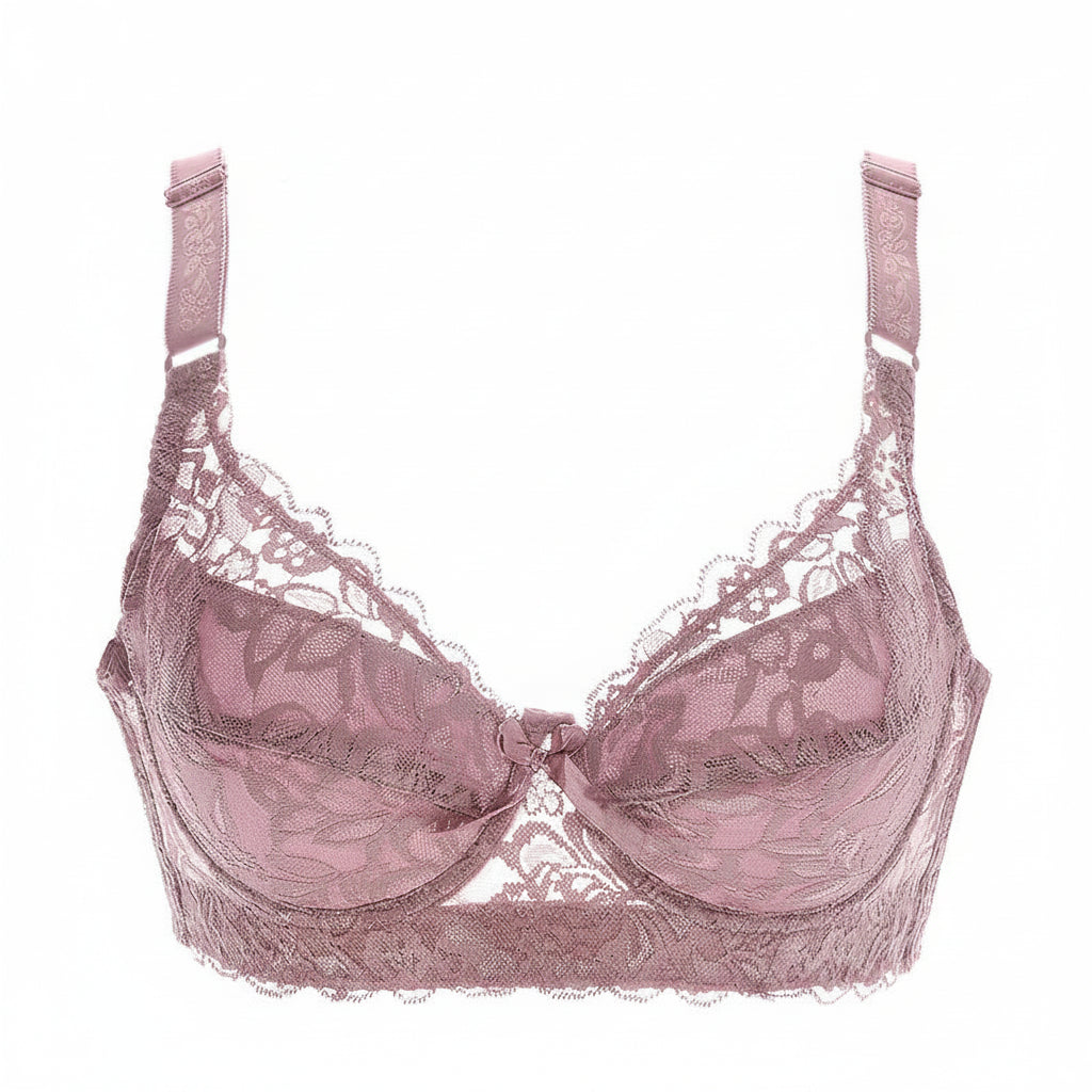 Lace Wireless Push-Up Bra