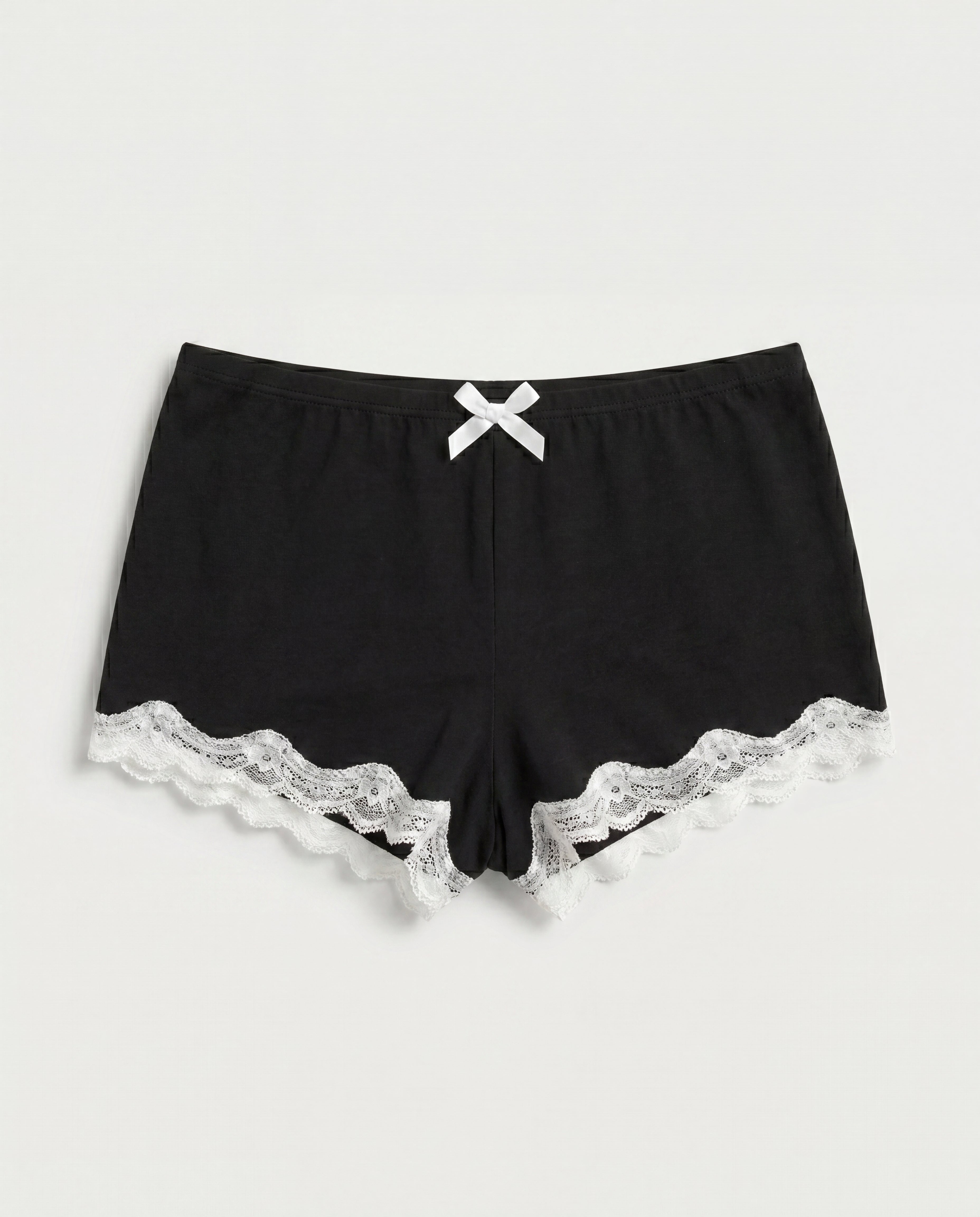Lace-Trim Vintage Tubetop & Short