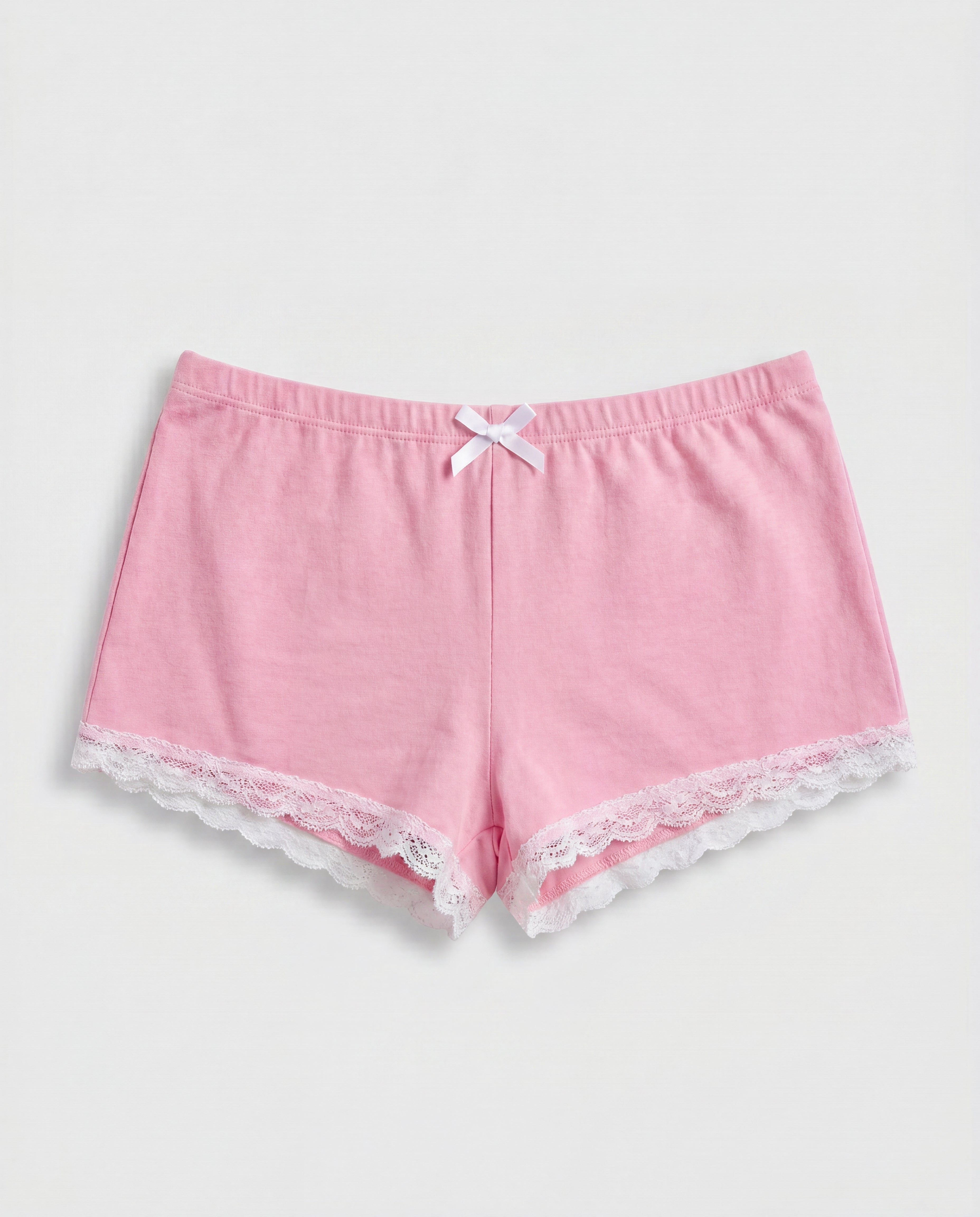 Lace-Trim Vintage Tubetop & Short