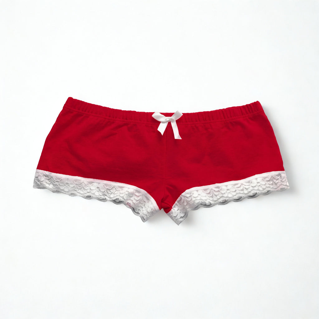 Lace-Trim Vintage Tubetop & Short