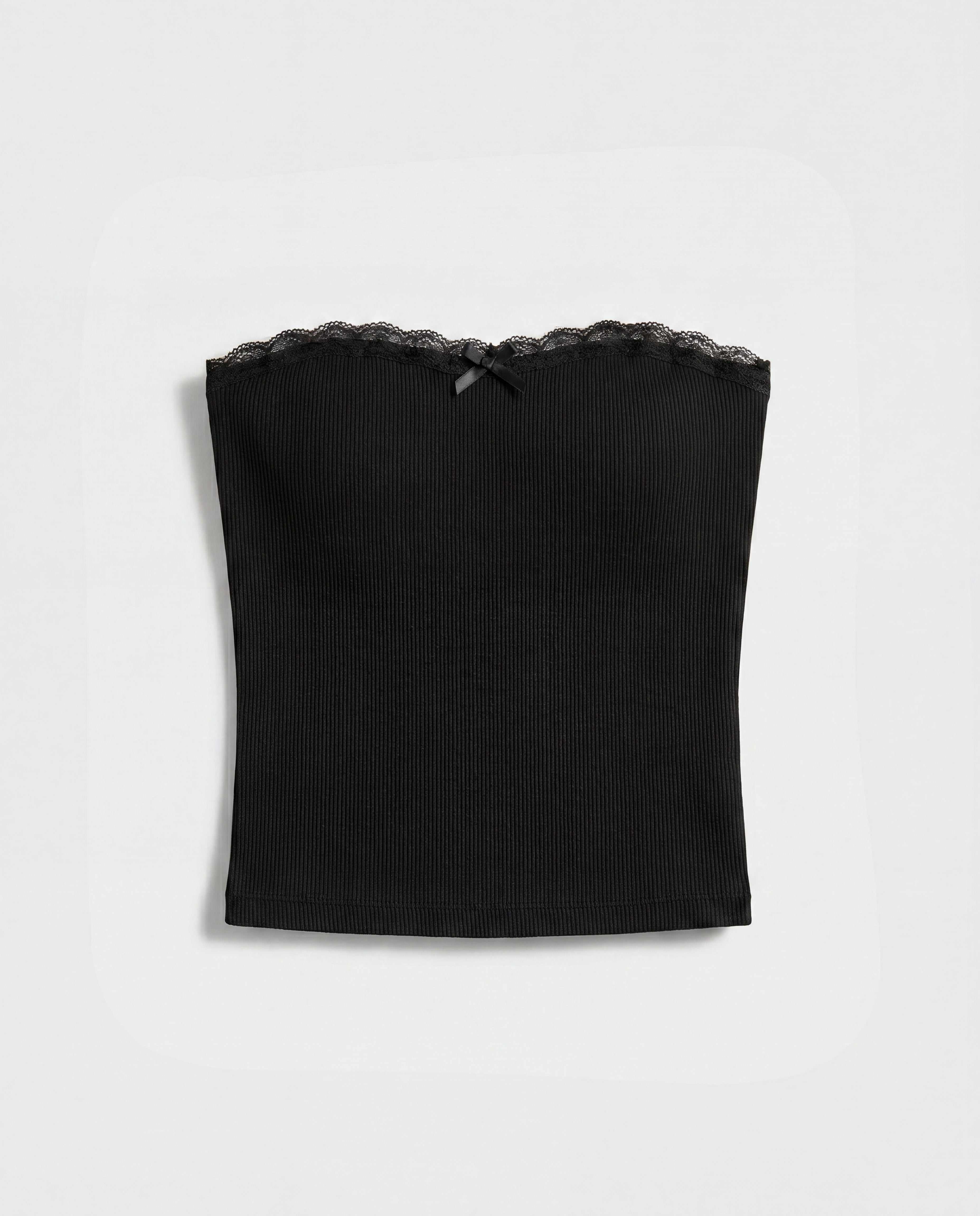 Lace-Trim Vintage Tubetop & Short 副圖