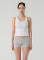 Fold-over waist lounge shorts — Velvet loungewear