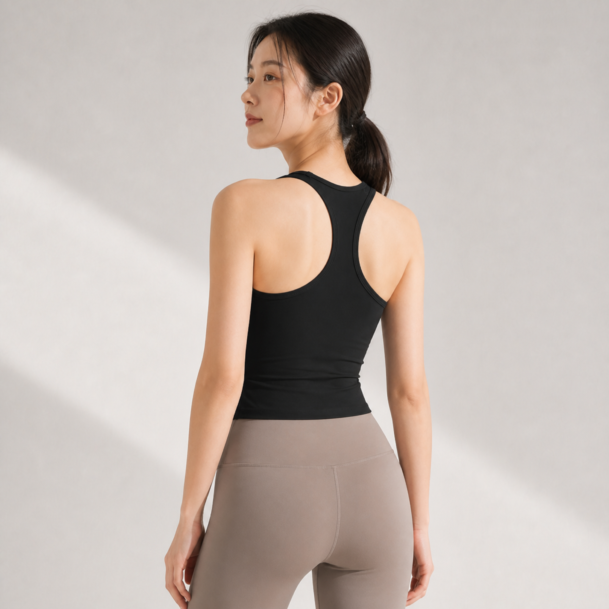 Racerback Fixed-Cup Yoga Bra 副圖